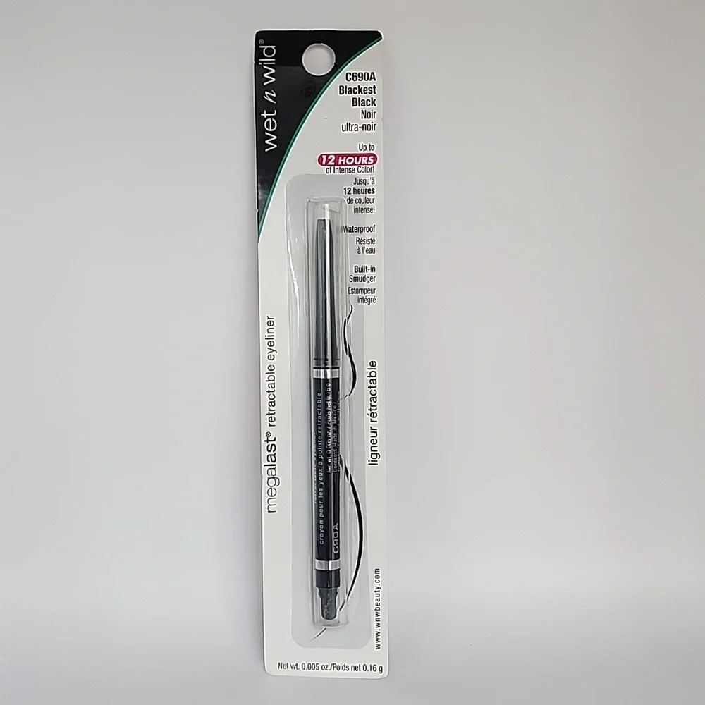Wet N Wild MegaLast Retractable Eyeliner - Blackest Black